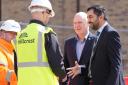 Humza Yousaf visited a housing development in Dundee on Friday amid the fallout from his decision to end the Bute House Agreement (Andrew Milligan/PA)