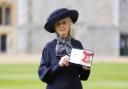 Diana Parkes after being made a CBE at an investiture ceremony at Windsor Castle (Andrew Matthews/PA)