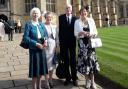 MAUNDY MONEY: Doreen Hocking and Clifford Simpson on their Royal visit