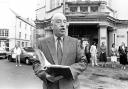 The ancient Lammas Fair proclamtion was read by local solicitor Bill Gough at Whitehaven Market Place. - 1990