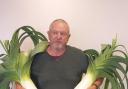 Colin McAvoy was the star of the day, taking home the top honours for both the best pair of leeks and the best leek in show.