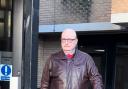 William Kirkbride leaves Workington Magistrates' Court on Monday