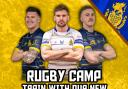Rugby camp promotion poster