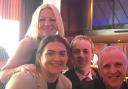 Newsquest Cumbria Regional Editor Joy Yates , with Bridget Dempsey, Jon Colman and Phil Coleman