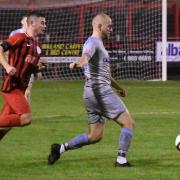 HT 09 Oct 2019 ht 09 Oct 2019 Reds sail past Moor Row web Danny Grainger put on his boots for  the game against Moor Row (Ben Chakllis)