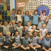 St Gregory and St Patrick’s Catholic Infant School pupils celebrate inspection report