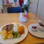 Christmas dinner at Cafe West