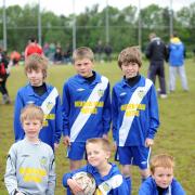 Cleator Moor Celtic junior football tournament

Under 9's Whitehaven Amatuers team (l to r) back Luke Jackson ,Keaton Tinnion Mitchell Sparks, front Ben McCarten ,Logan Graham and Louie Muir..pic John Story May 28th 201150020464W012.jpg