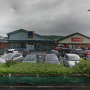 The offence took place at Aldi in Whitehaven