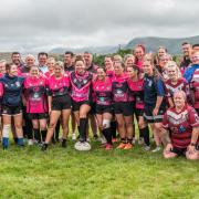 Arlecdon Ladies and Whitehaven and Workington Ladies rugby teams played to raise money for charity