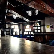 The bar of the John Paul Jones pub which is being demolished later this year