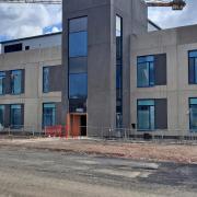 The new West Cumberland Hospital building in Whitehaven