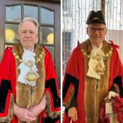 Former mayor of Whitehaven Charles Maudling (right) has blasted the current mayor, Chris Hayes, for 'misleading' the council over a Christmas window competition