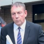 John Maclaurin leaves Workington Magistrates' Court on Monday