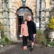 Bez with Joanne Arthur, one of the owners of Moresby Hall