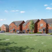 Artists impression of the new homes