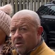 Ian Chambers leaves an earlier hearing at Workington Magistrates' Court