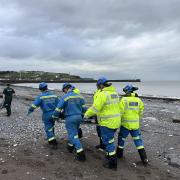 Whitehaven Coastguards attend the incident