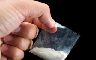 The defendant had an empty cocaine snap bag in his pocket