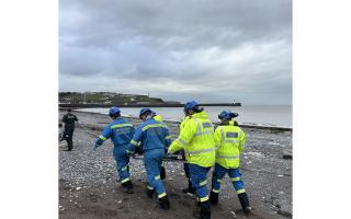 Whitehaven Coastguards attend the incident