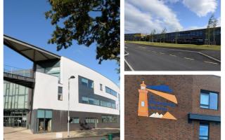 Concerns have been raised over the number of secondary school places amid plans for a number of new housing developments in Whitehaven. Pictured: West Lakes Academy, St Benedict's Catholic High School and the Whitehaven Academy.