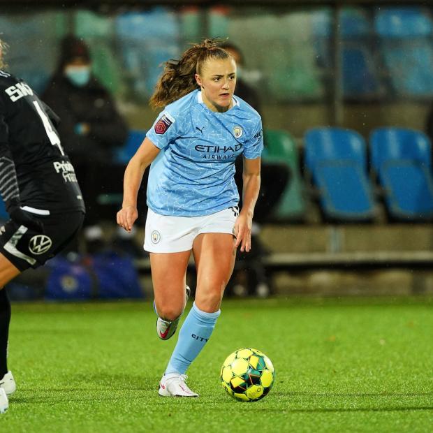 Whitehaven News: CHAMPIONS LEAGUE: Georgia Stanway playing against Goteborg.