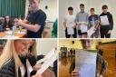 Pupils receive their results
