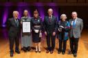 Volunteers at Saffron Hall have been presented with the award