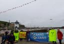 PROTEST: Demonstration on Whitehaven harbour against seismic testing in the Irish Sea