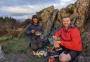 Fell foodie prepares a meal for Dr Amir Khan on the fell