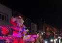 Santa leads the St Bees Christmas parade