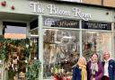 Copeland MP Trudy Harrison with The Bloom Room’s owner Nicola Armstrong and florist Jan Robinson