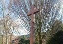 A cross has been installed at Trinity Gardens in Whitehaven