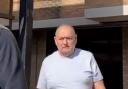 Richard Ellis leaves Workington Magistrates' Court on Monday