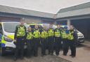 The policing team in Whitehaven