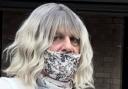 Emma Davies leaves Workington Magistrates' Court on Tuesday after pleading guilty to making indecent images of a child