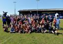 LEARNING CURVE: Workington Town and Leeds Rhinos' rugby camp at Derwent Park			                                                                              Tom Kay