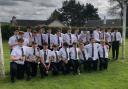 The Egremont Under-14 and Under-15 players with their end-of-season awards