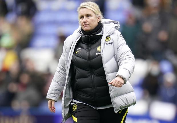 Whitehaven News: Chelsea Women manager Emma Hayes. Picture: PA