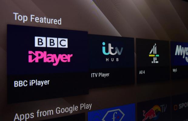 Whitehaven News: BBC iPlayer, ITV Hub, All 4, My 5 streaming apps on Smart TV. Credit: PA