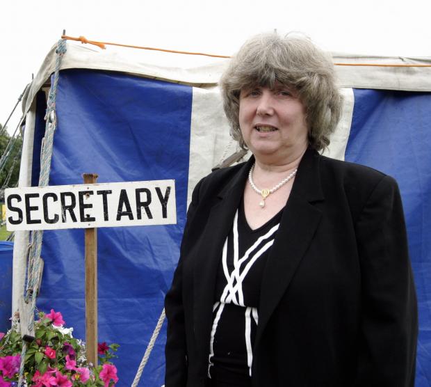 Whitehaven News: PASSION: Norma in her role as Cockermouth Show secretary PIC: Paul Johnstone