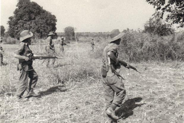 WW2: The 9th Battalion the Border Regiment' Burma 1945.