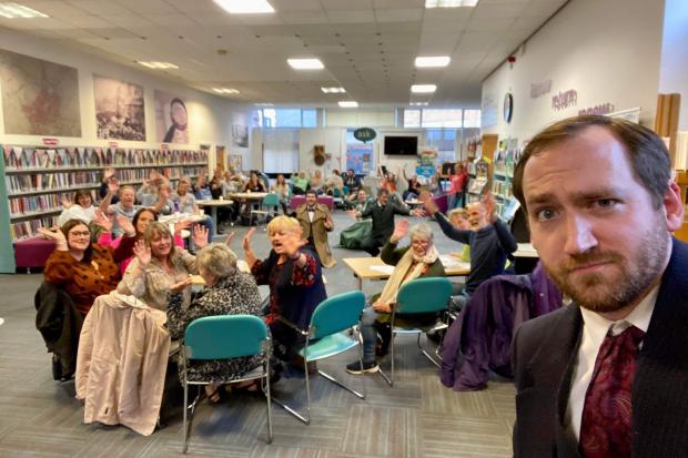 WHO DUNNIT?: A murder mystery evening was held at Whitehaven Library by Highly Suspect UK