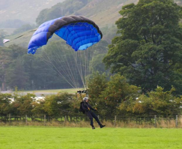 Whitehaven News: A-LIST: Tom Cruise skydiving across Buttermere Lake. 