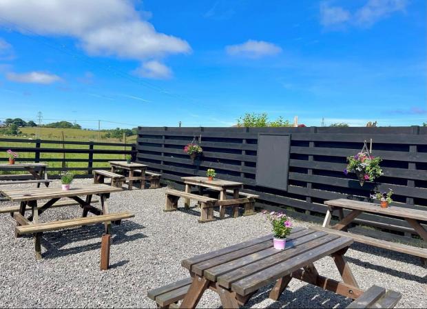 Whitehaven News: The beer garden is great for a pint in the sun