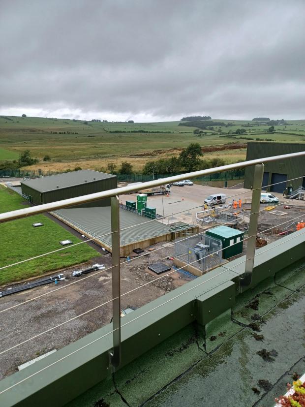 Whitehaven News: View of part of the works from the roof.
