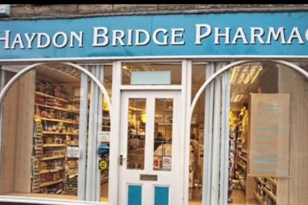 Haydon Bridge Pharmacy makes improvements after inspection in May. Credit Google