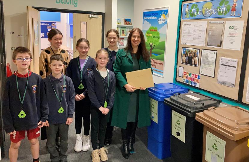 Copeland MP pays visit to Seascale School 