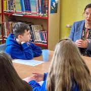 Trudy Harrison MP met with young people from Moresby School Council in April