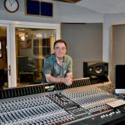 Tom Tyson in the studio
